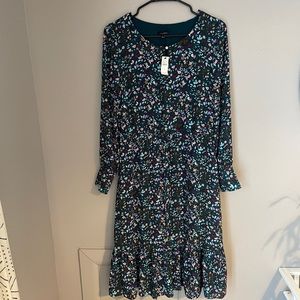 NWT Talbots long sleeve floral dress